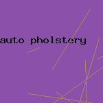 auto upholstery
